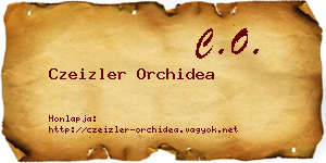 Czeizler Orchidea névjegykártya